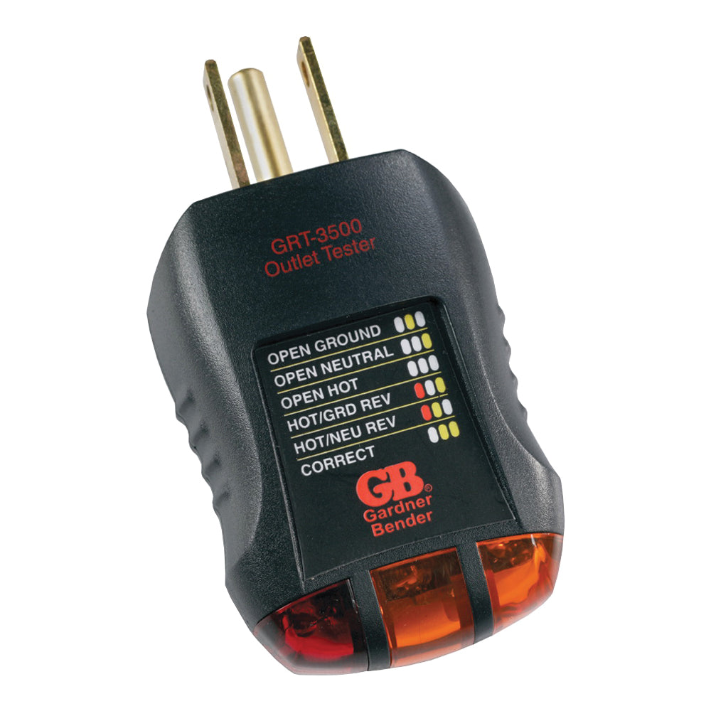 Testeur de prise DDFT – 110 V CA à 125 V CA main image 1