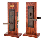 Mortise knob and lever entry sets