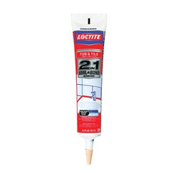 Loctite POLYSEAMSEAL Tub and Tile Adhesive Caulk Almond 20 to 170 deg F 5.5 oz Squeeze Tube