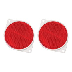 HY KO Carded Reflector 9.63 in L Post Red Reflector