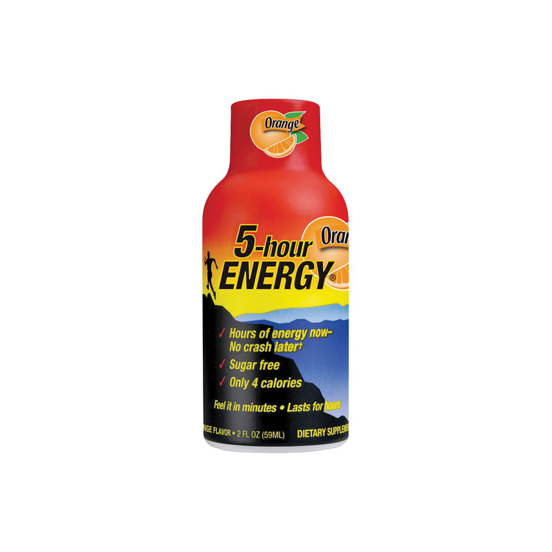 5-hour ENERGY Sugar-Free Energy Drink Liquid Orange Flavor 1.93 oz Bottle