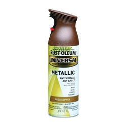 RUST OLEUM UNIVERSAL Metallic Spray Paint Metallic Aged Copper 11 oz Aerosol Can