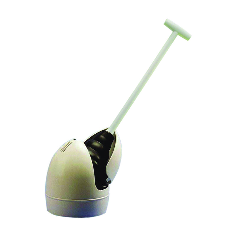 Korky Toilet Plunger and Holder 6 in Cup T-Handle