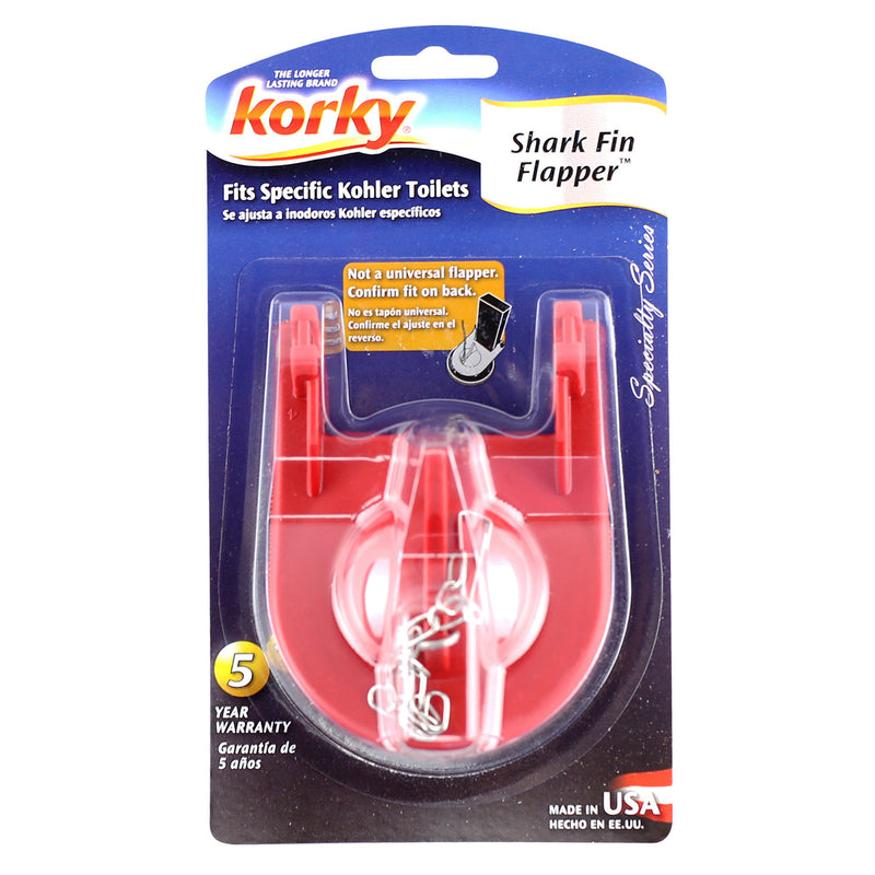 korky red-kohler sharkfin flap