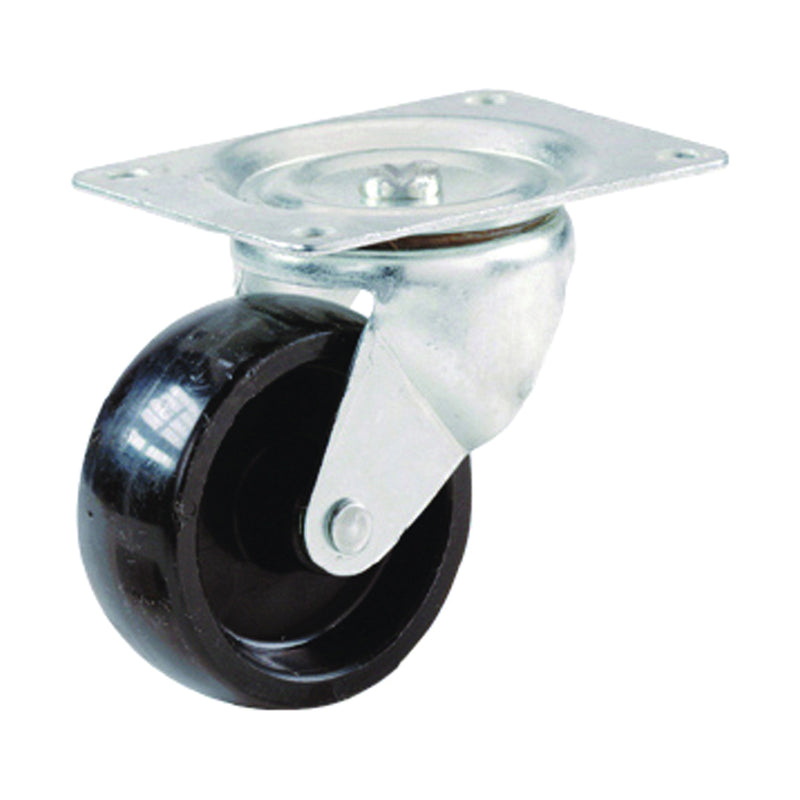 Shepherd Hardware Swivel Caster 3 in Dia Wheel 1-1/4 in W Wheel Polypropylene Wheel 210 lb