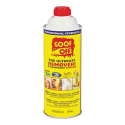 Goof Off Adhesive Remover Liquid White 16 oz Bottle