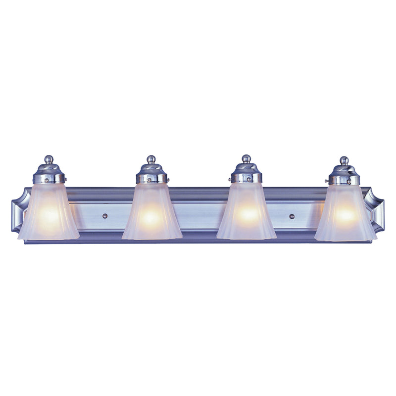 Boston Harbor Vanity Light Fixture 60 W 4-Lamp A19 or CFL Lamp Steel Fixture