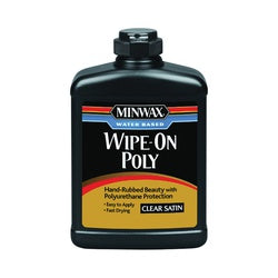 Minwax Wipe On Poly Paint Liquid Clear 1 pt Can