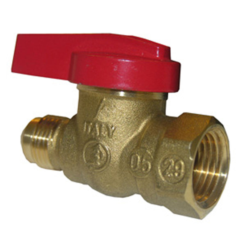 1/2fipx3/8fl strait gas valve