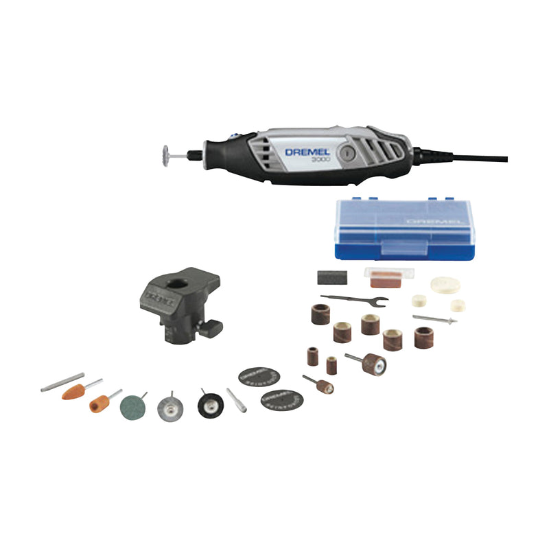 DREMEL Rotary Tool Kit 1.2 A 1/32 to 1/8 in Chuck Keyed Chuck 5000 to 35000 rpm Speed