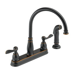 DELTA Windemere Kitchen Faucet 1.8 gpm 2 Faucet Handle Plastic Oil Rubbed Bronze Deck Mounting