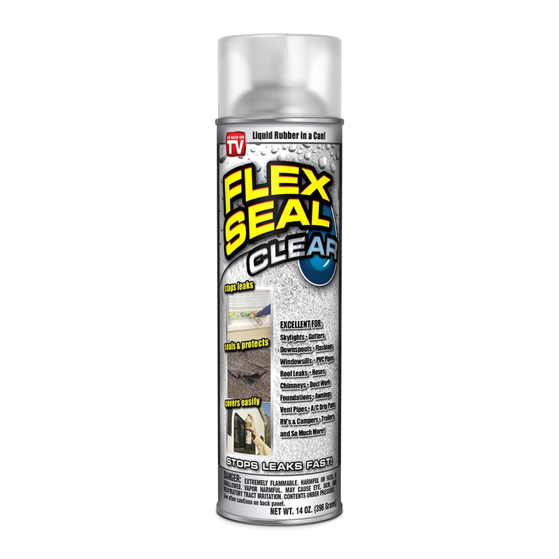 Flex Seal Rubber Sealant Clear Clear 14 oz Aerosol Can