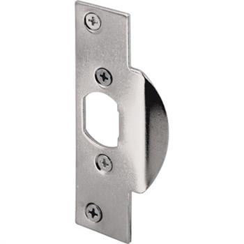 Defender Security Latch Lip Strike 4-1/4 in L 1-1/8 in W Steel Chrome