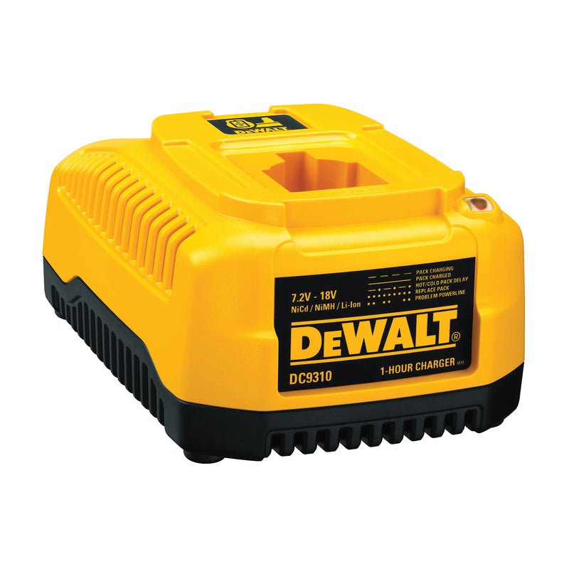 DeWALT Fast Battery Charger 7.2 to 18 V Input 120 V Output 2 Ah 1 hr Charge 3-Battery