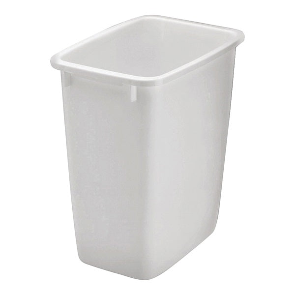 Rubbermaid Waste Basket 36 qt Capacity Plastic White 18 in H