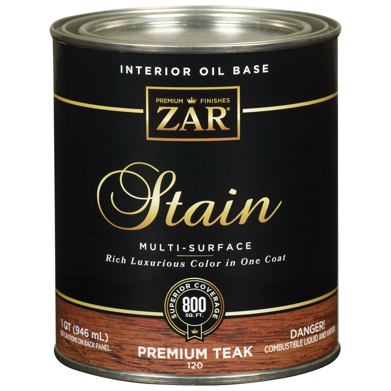 ZAR Wood Stain Premium Teak Liquid 1 qt Can