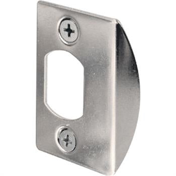 Defender Security Latch Strike 2-1/4 in L 1-7/16 in W Steel Chrome