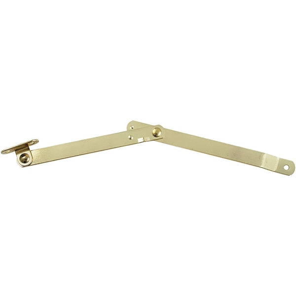 National Hardware Folding Support Steel Brass 9 in L
