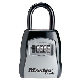 Master Lock Combination Portable Lock Box Metal/Steel 3-1/4 in W