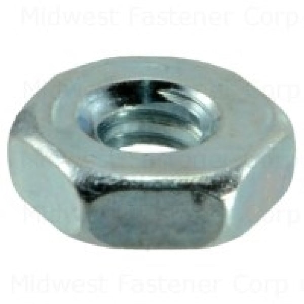 MIDWEST FASTENER Hex Nut Finished Coarse Thread 6-32 Thread Steel Zinc 2 Grade