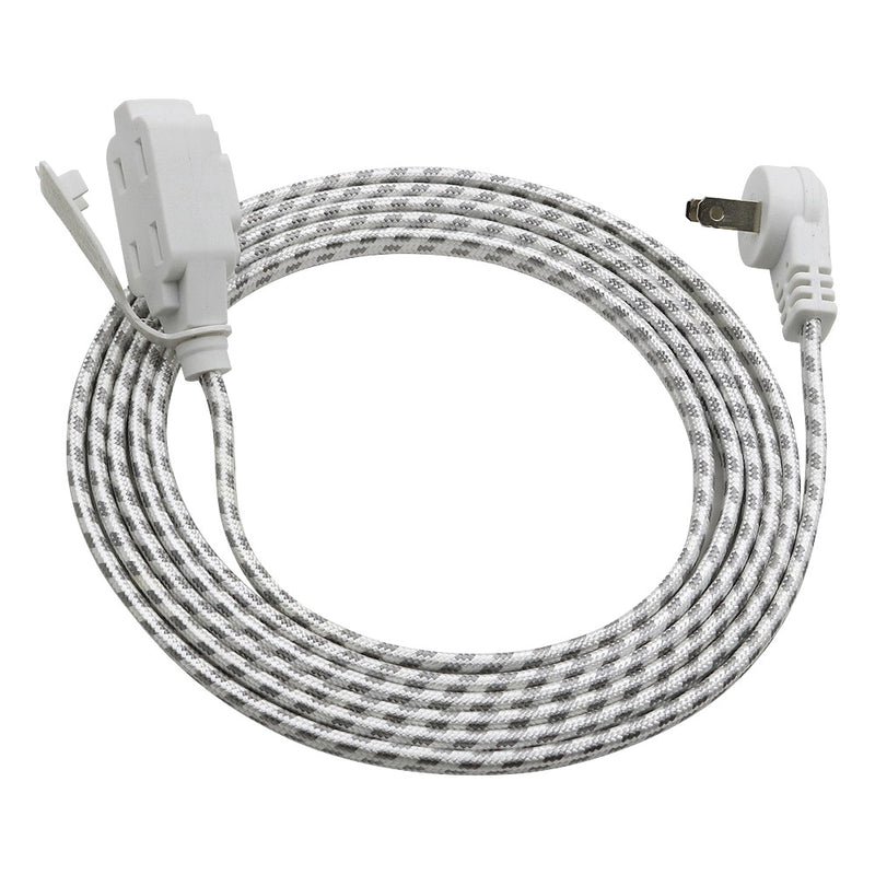 PowerZone Extension Cord 16 AWG Cable 9 ft L Gray