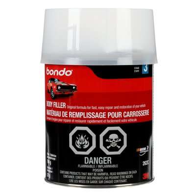 Bondo Body Filler 1 qt Can Paste Pungent Organic