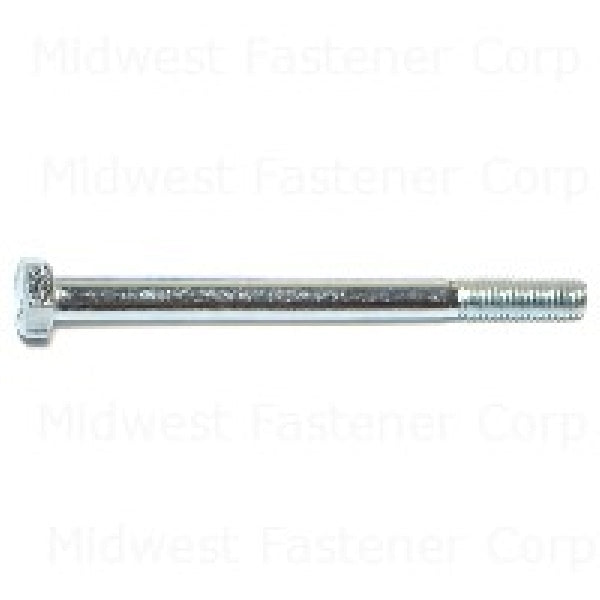 MIDWEST FASTENER Hex Cap Screw M6-1 Thread 75 mm OAL Steel Zinc Metric Measuring Coarse Thread