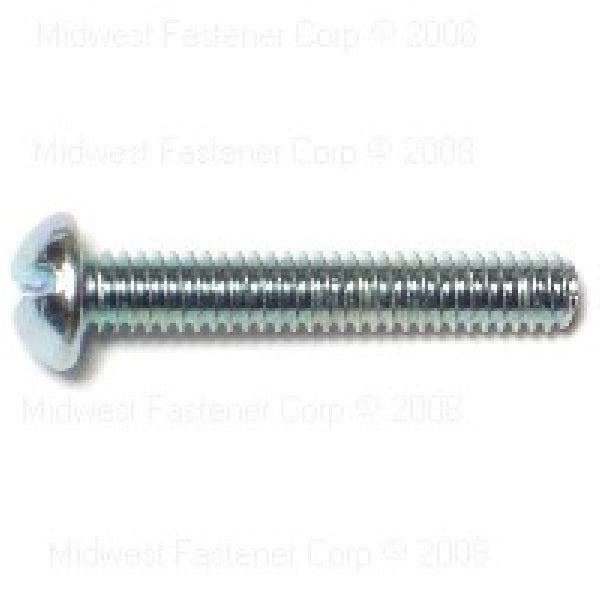32 Fastener MIDWEST FASTENER Machine Screw #8-32 Thread 1 in L Coarse Thread Round