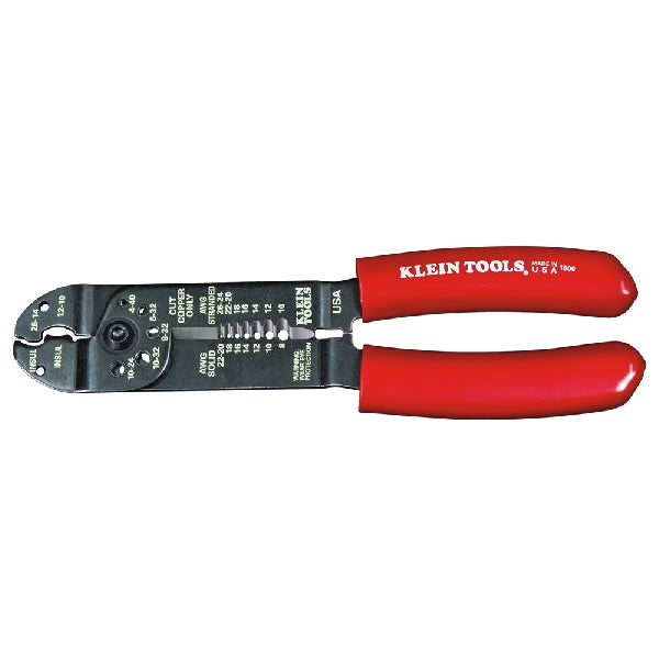 KLEIN TOOLS Crimping and Stripping Tool 8 to 22 AWG Solid 10 to 26 AWG Stranded Stripping 7-3/4 in OAL