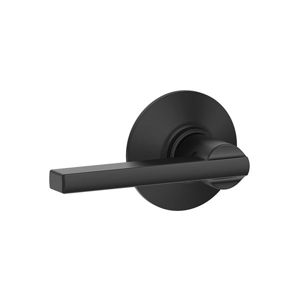 Schlage F Passage Lever Zinc Matte Black