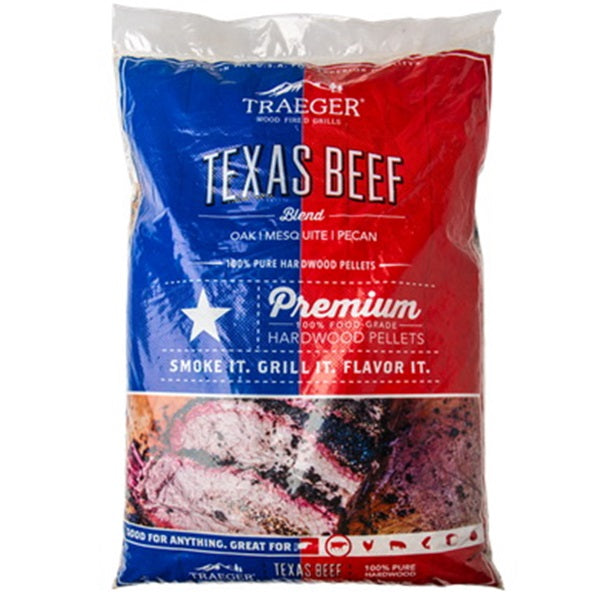 Traeger Texas Beef Blend Wood Pellets Hardwood 20 lb Bag