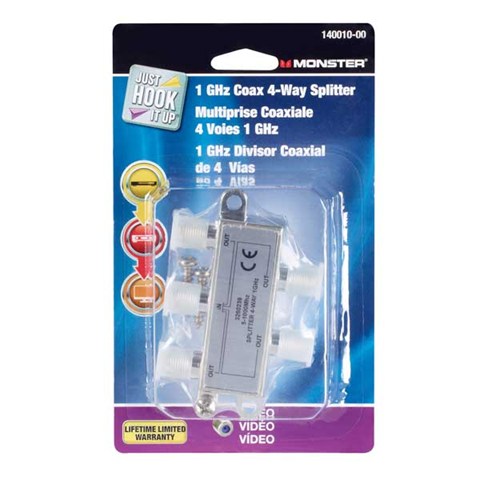 Just Hook It Up Digital Coax Splitter 5-Channel