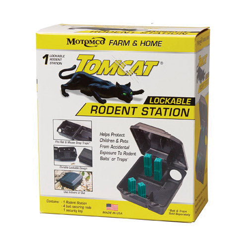 TOMCAT Rodent Bait Station 8-1/2 in L 4-3/4 in W 10 in H