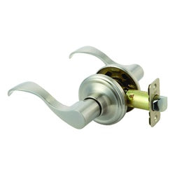 ACE 4001VB Passage Lockset 3 Grade Steel Satin Nickel 2 3/8 to 2 3/4 in Backset 1 3/8 to 1 3/4 in Thick Door