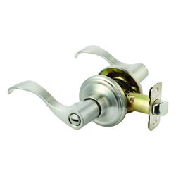 ACE 3989VB Privacy Lockset 3 Grade Steel Satin Nickel 2 3/8 to 2 3/4 in Backset 1 3/8 to 1 3/4 in Thick Door