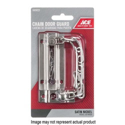 ACE 01 3016 147 Chain Door Guard 3.38 in L Steel Satin Nickel