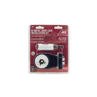 ACE 26004A Door Lock Installation Kit Bi Metal Blade