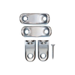 ACE 01 3412 105 Inside Chair Brace 1 in L 2 3/4 in W 1 in H Zinc