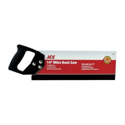 ACE Mitre Box 3 in D Cutting 45 90 135 deg Cutting Slot Plastic Yellow