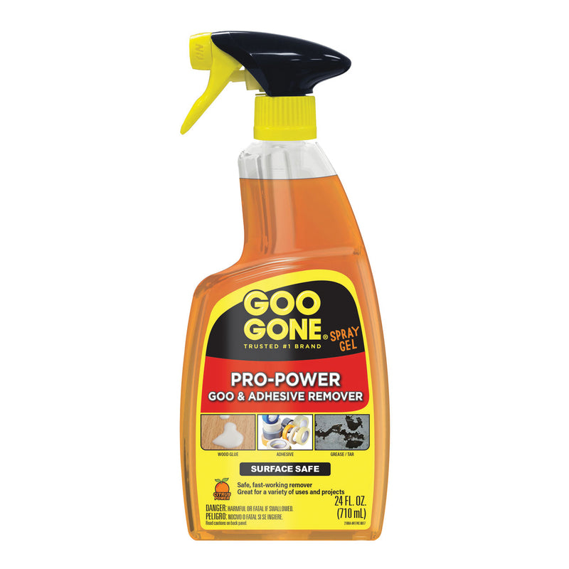 Goo Gone Adhesive Remover Gel Citrus Orange/Yellow 24 oz Bottle