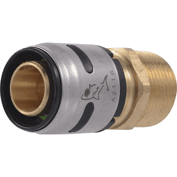 SharkBite EvoPEX Push-Fit Adapter 3/4 in Push x MHT 160 psi Pressure