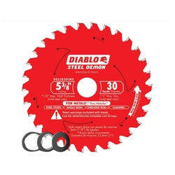 Diablo Saw Blade 5 3/8 in Dia 20 mm Arbor 30 Teeth Carbide Cutting Edge