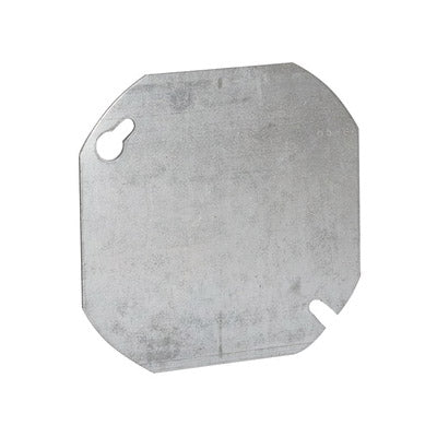 RACO Box Cover 4 in Dia 0.063 in L 4.063 in W Octagon 1-Gang Steel Gray Galvanized