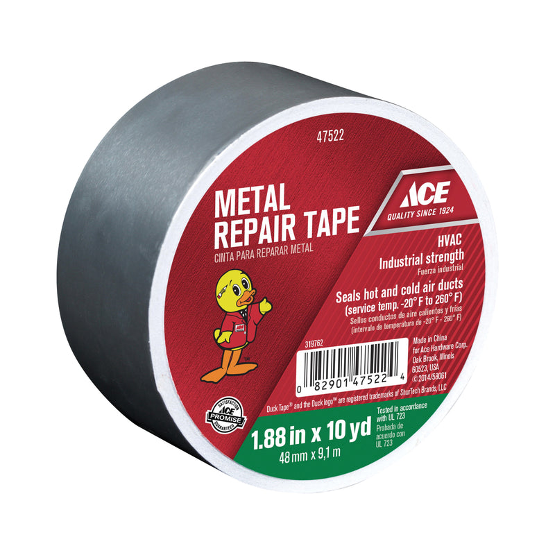 Duck HVAC Metal Repair Alum Foil Tape, 1.88 in. x 50 yd.