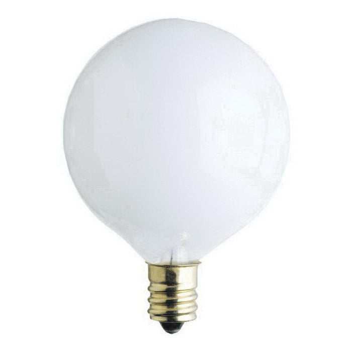 Westinghouse Incandescent Bulb 25 W G16-1/2 Globe Lamp E12 Candelabra Lamp Base 155 Lumens