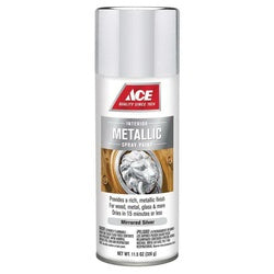 RUST OLEUM Metallic Spray Paint Metallic Silver 11 oz Aerosol Can