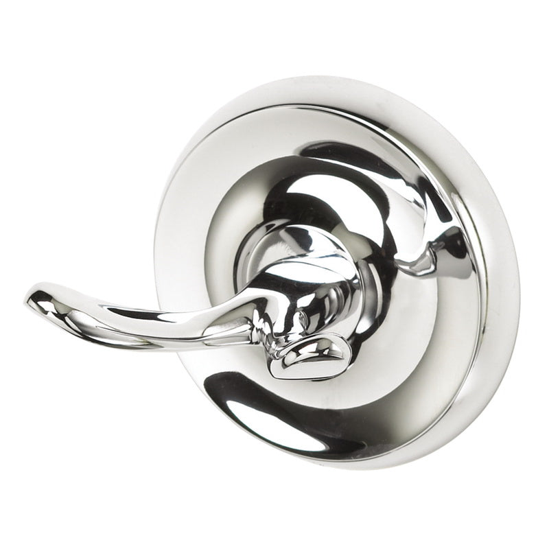 OakBrook Double Robe Hook 30 lb Zinc Chrome Wall Mounting