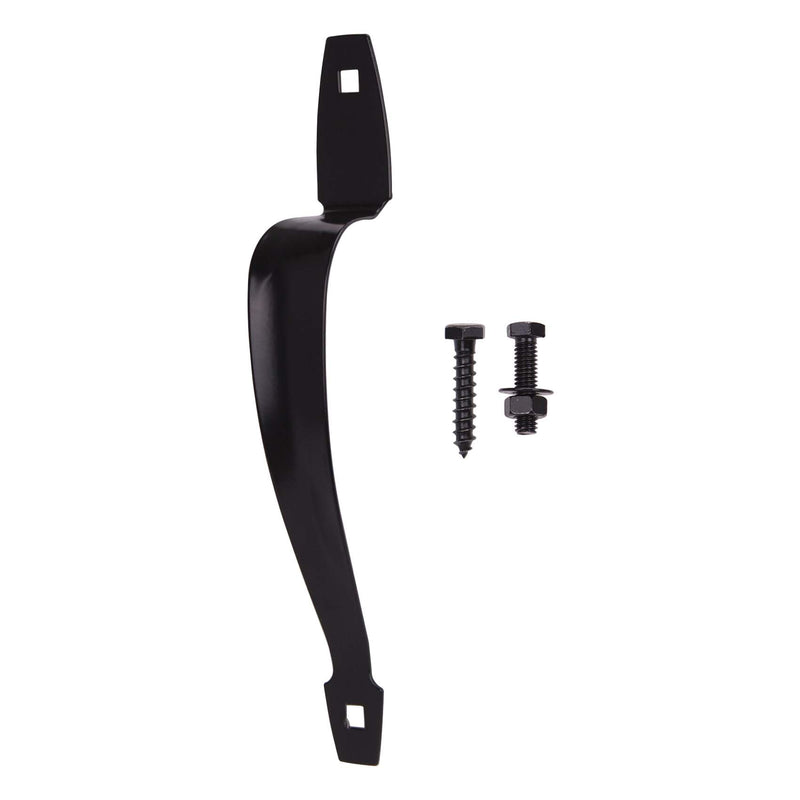 ProSource Gate Door Pull Steel Black Powder-Coated