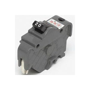 Federal Pacific Circuit Breaker Type NA 20 A 1-Pole 120 V Standard Trip Plug-In Mounting