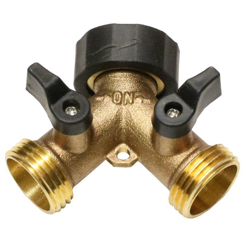 cd brass hose  y  w/shut-off